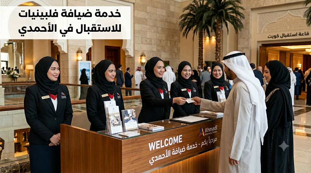 خدمة ضيافة فلبينيات للاستقبال في الاحمدي
