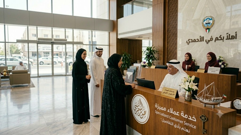 خدمة ضيافة فلبينيات للاستقبال في الاحمدي